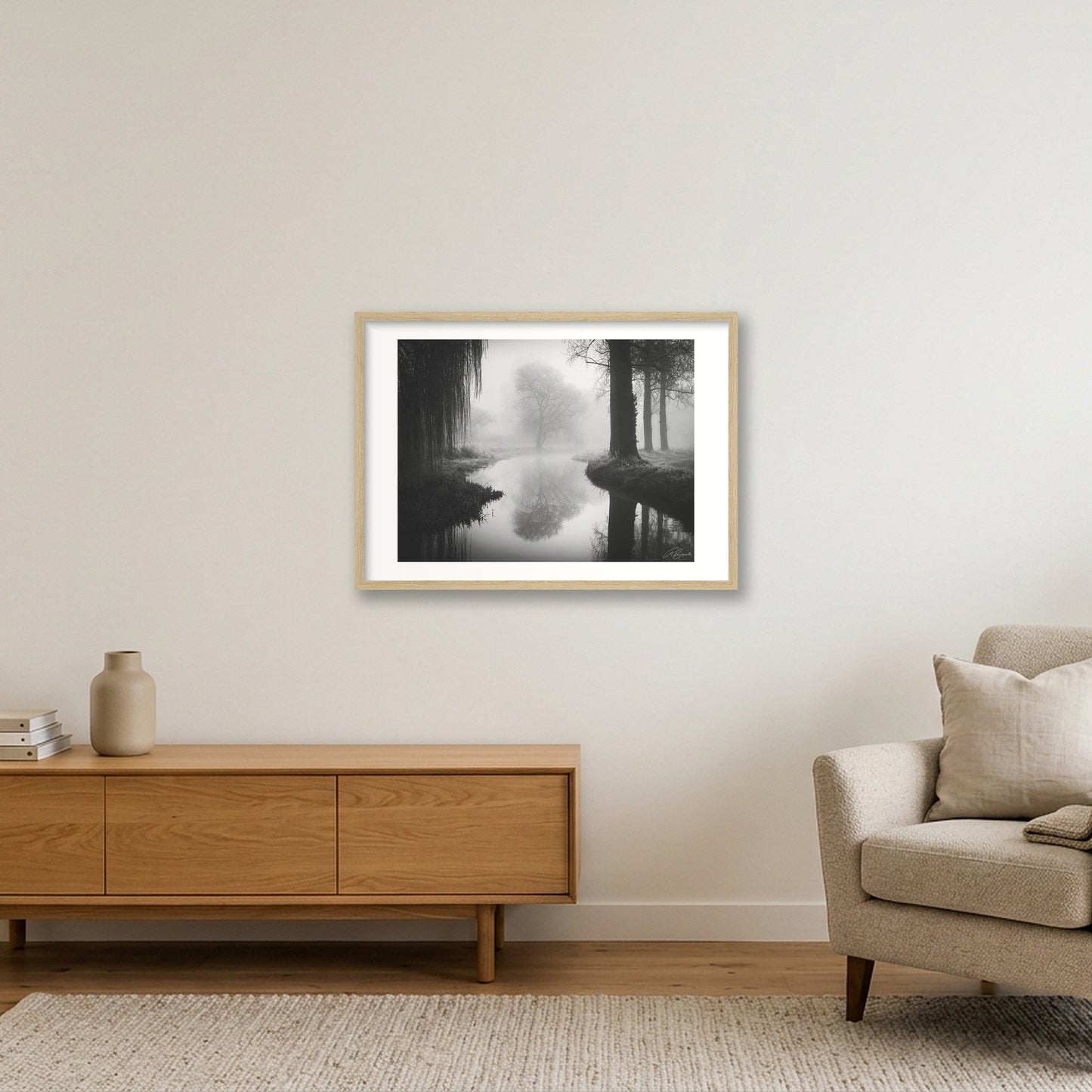 Timeless — 59×42cm, 23×17" Oak Frame