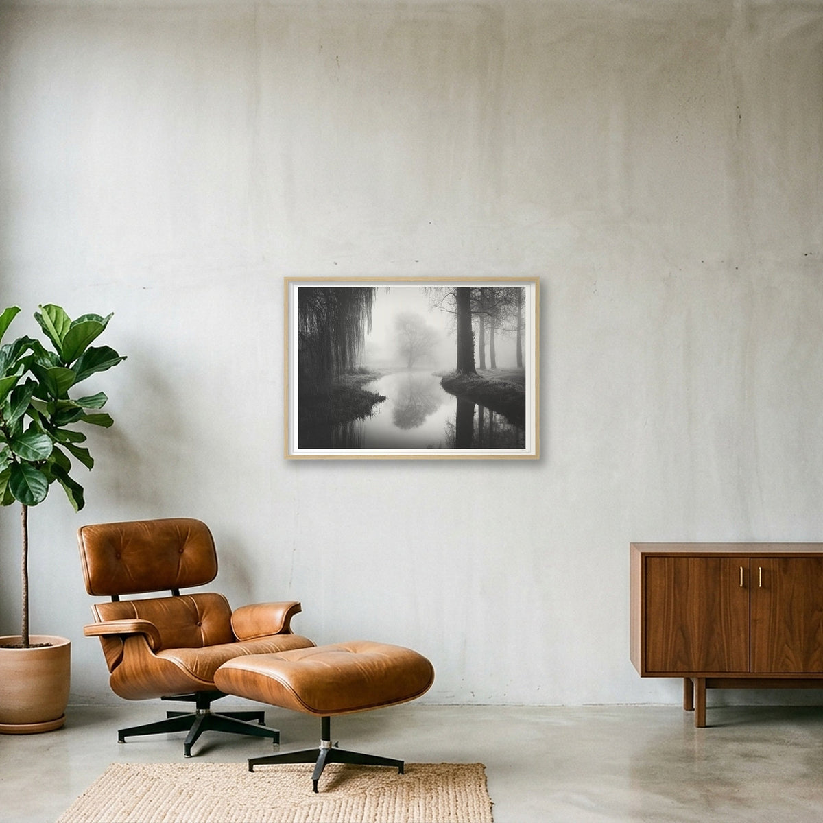 Timeless — 84×59cm, 33×23" Oak Frame